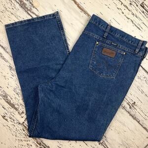 Wrangler cool vantage jeans 
men’s 50x32 slim fit dark wash 
36mcvds rn 130273